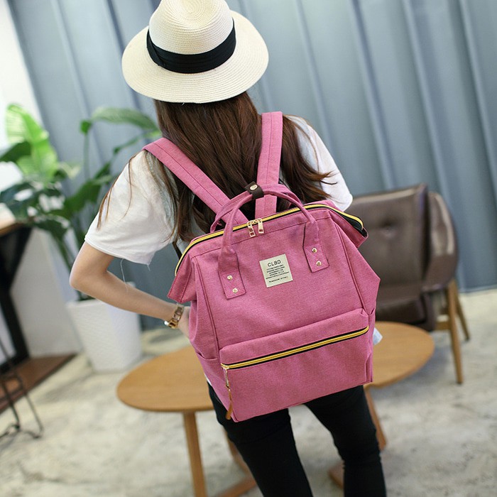 PROMO   ANELLO Backpack Tas Ransel Wanita Kanvas Import Fashion Harajuku Style   Terlaris