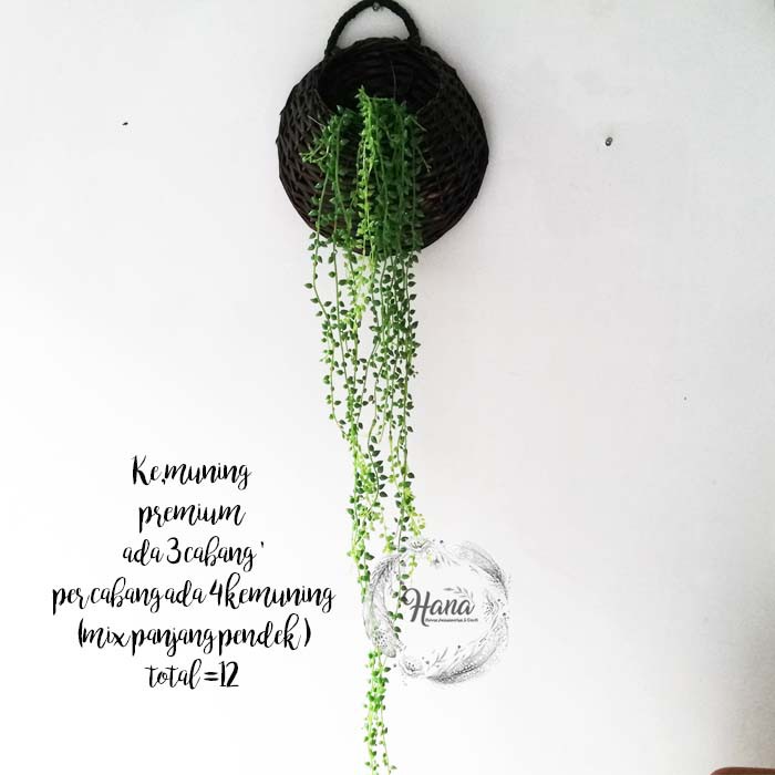 Daun gantung sukulen premium/ sukulen artificial