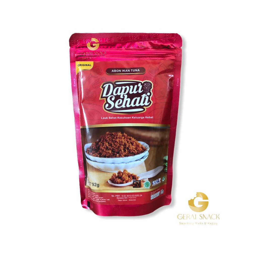 Abon Ikan Tuna Dapur Sehati Home Made Non Msg (92gr)