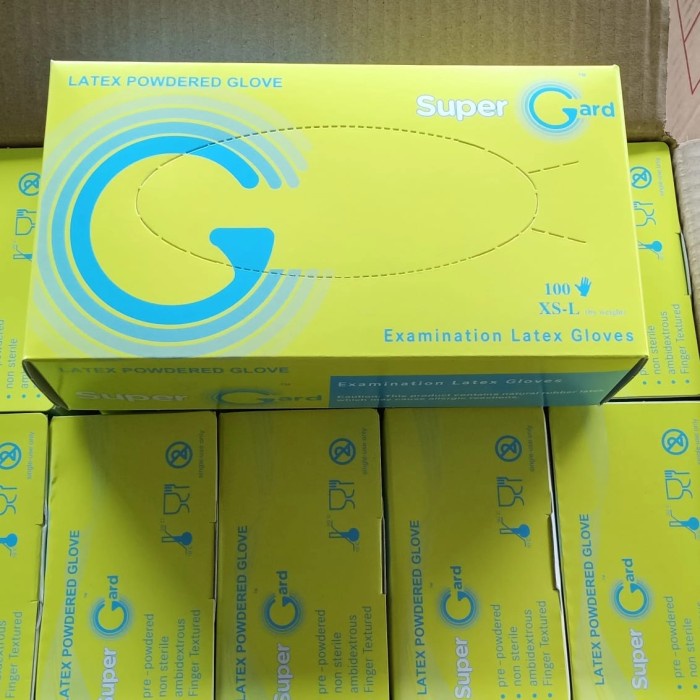 Dijual sarung tangan latex super gard kemenkes Limited