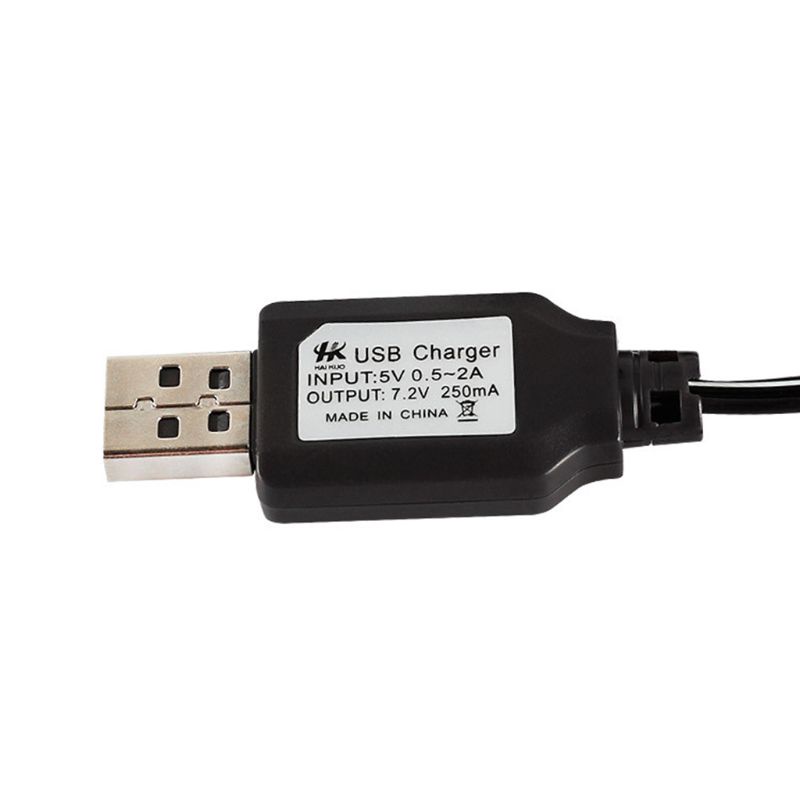 Cre Adapter Charger Baterai Ni-Cd Ni-MH SM Plug 7.2V 250mA Output Untuk Mainan Rc