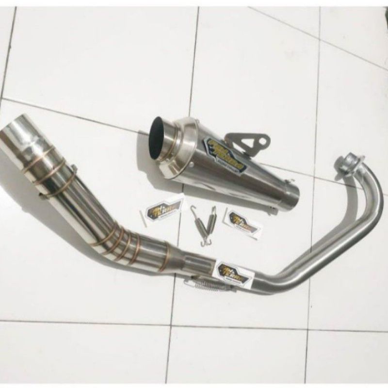 knalpot racing Fanterra PNP Vixion Fu Sonic Tiger cb gl MP Scorpio CBR R15 dll