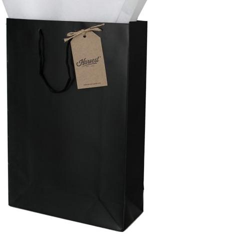 

☜ Paket DIY Paper Bag Polos S & Tissue Paper Harvest Gift Set - Black ✼