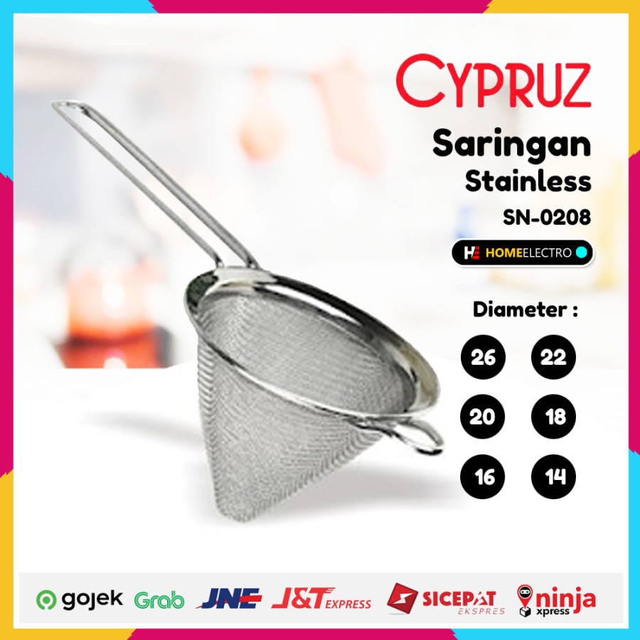 Saringan Stainless Cyprus - Saringa Halus 2 Lapis