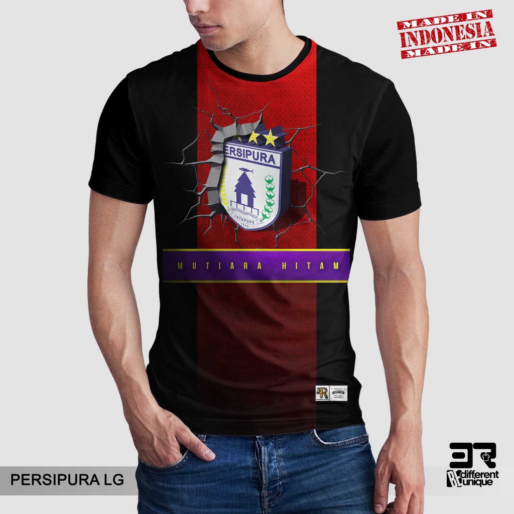 [ COD ] KAOS PRINTING GAMBAR TEAM SEPAKBOLA PERSIPURA JAYAPURA LOGO - BAJU SEPAK BOLA DISTRO ORIGINA