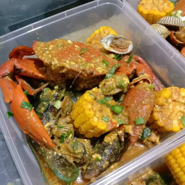 

Seafood paket kepiting mama mencos