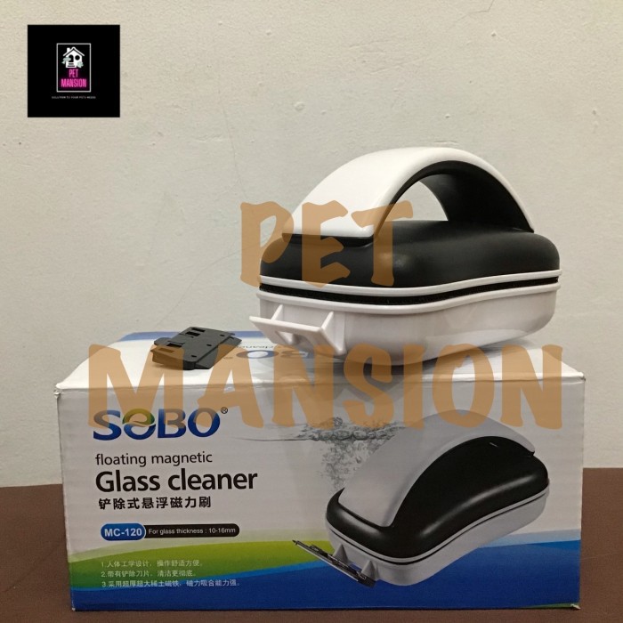 SOBO glass cleaner magnetic MC-120 pembersih kaca magnet MC120 MC 120