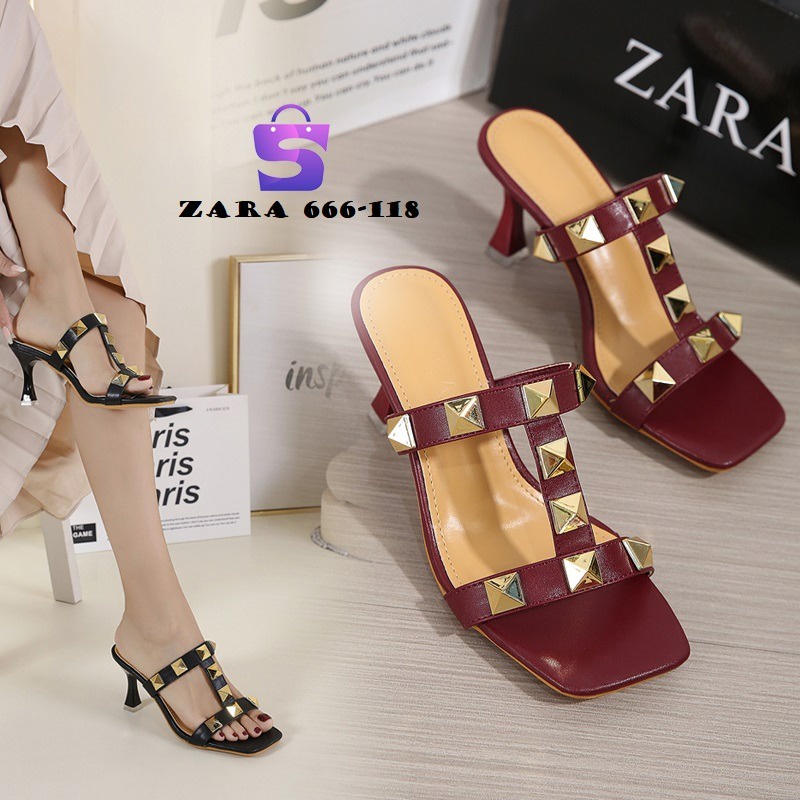 SEPATU WANITA HEELS 666-118 ( BELI 1 GRATIS 1 )