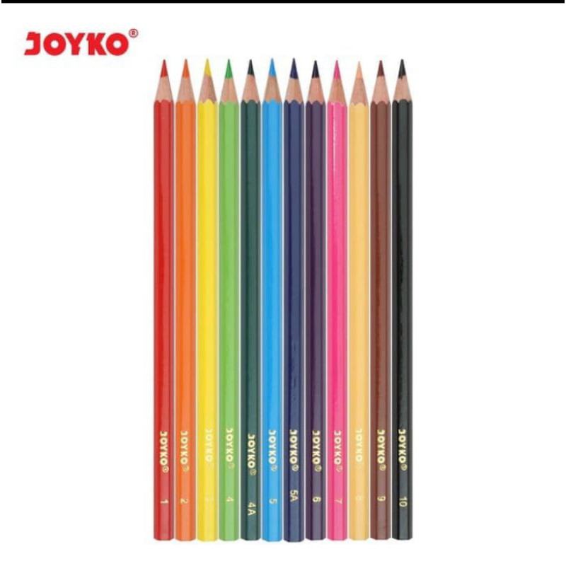 pensil warna joyko CP 12 PB / color pensil 12 warna