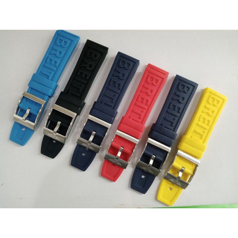 rubber strap jam tangan Breitling Oceanstar chronometer oem