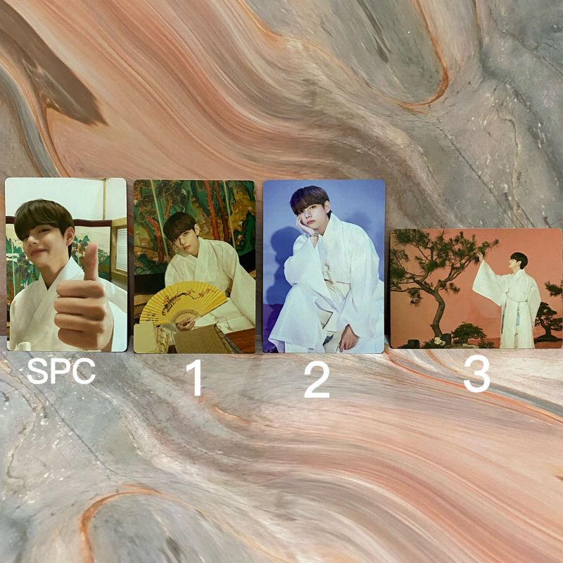 BTS Official Dalmajung mini photocard MPC PC V / Taehyung / Special Card SPC 47 48 Ready
