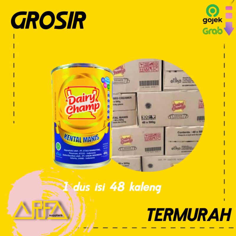 

SKM Dairy Champ 480gr = 1 dus (48 kaleng)