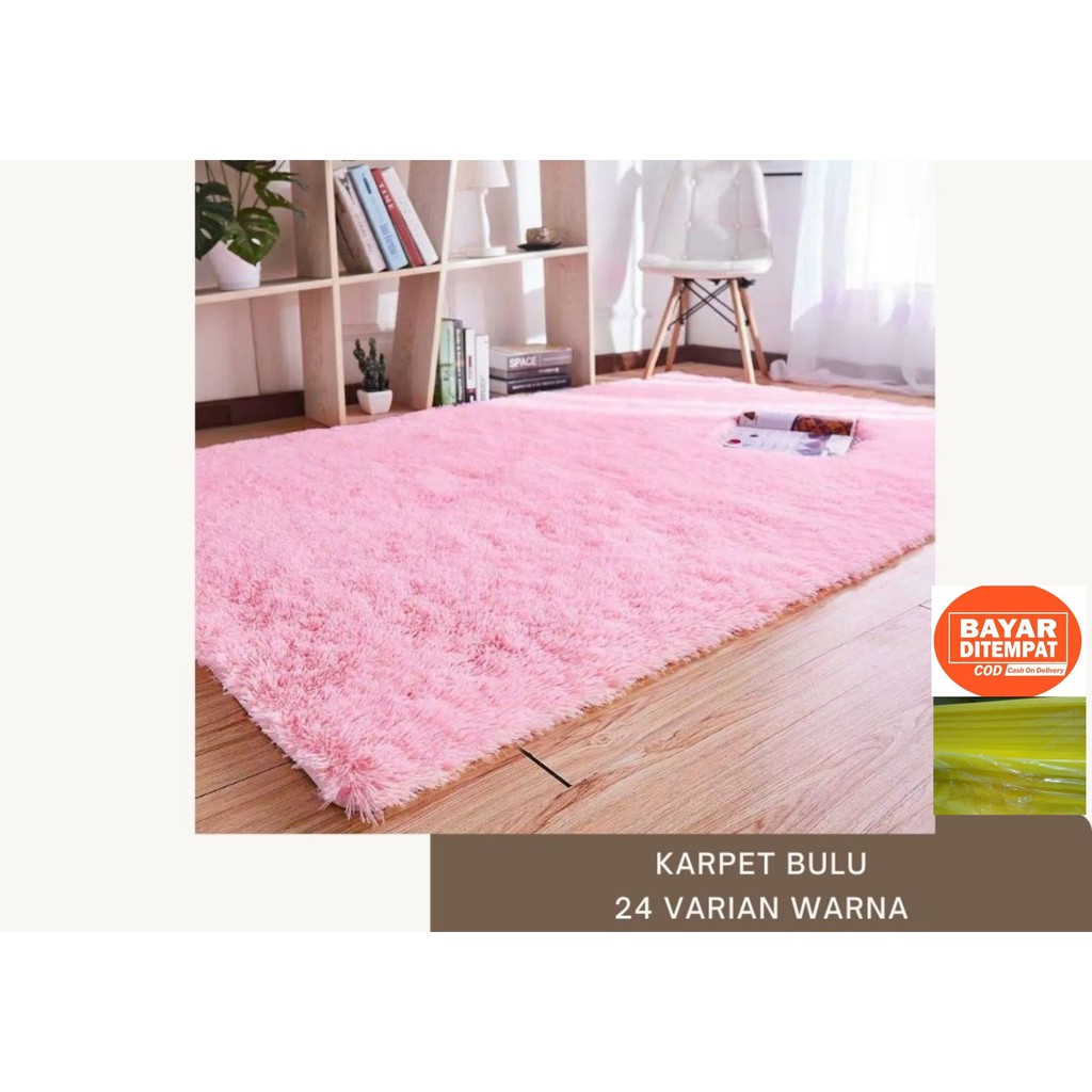KARPET BULU 200X150X2CM TERMURAH/KARPET BULU RASFUR/HOME DECOR/KARPET LANTAI TERLARIS