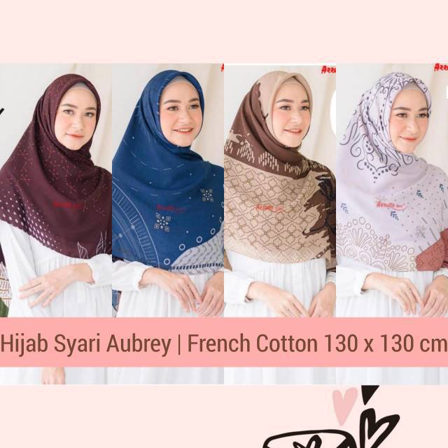 PART 2 - HIJAB SYARI AUBREY JILBAB SEGIEMPAT AZZURA SCARF KHIMAR MOTIF JUMBO SQUARE KERUDUNG