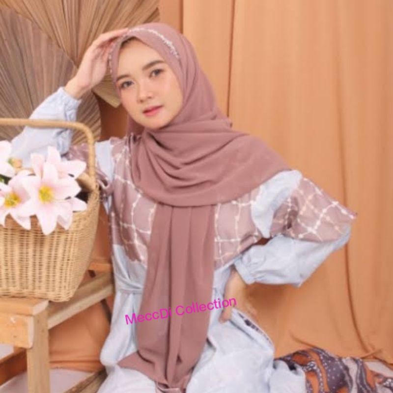 hijab pashmina tali dengan Payet bando