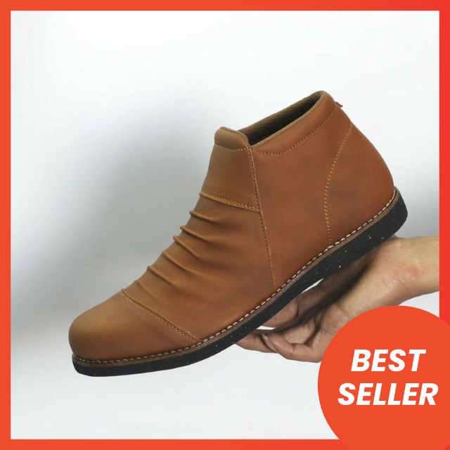 Sepatu Boots Pria Ori Keren Original Hitam Coklat Tan Sepatu Boot Fashion Pria Santai Cowo Casual Se