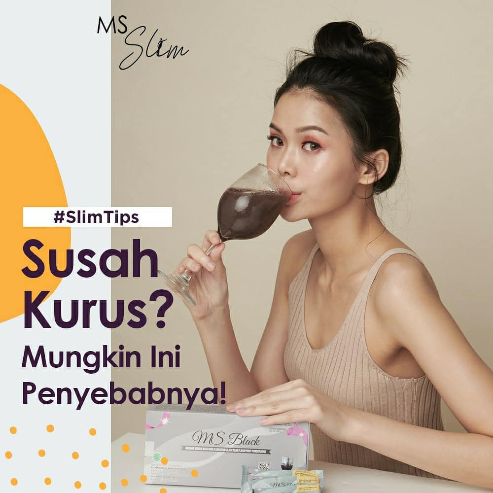 Ms Black Plum Slimming Drink Pelangsing Ms Glow Slim Beauty original