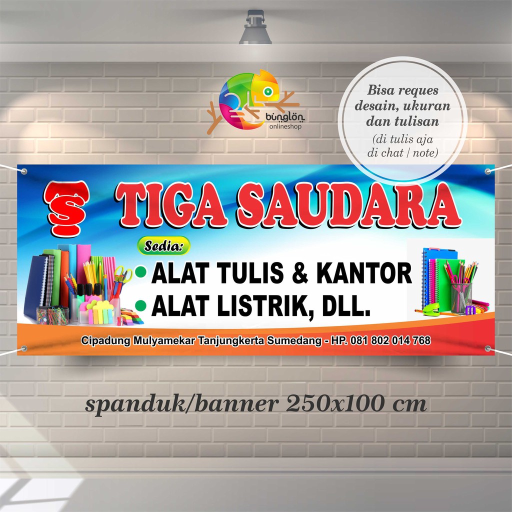 Contoh Spanduk Toko Atk Desain Spanduk Keren Images And Photos Finder