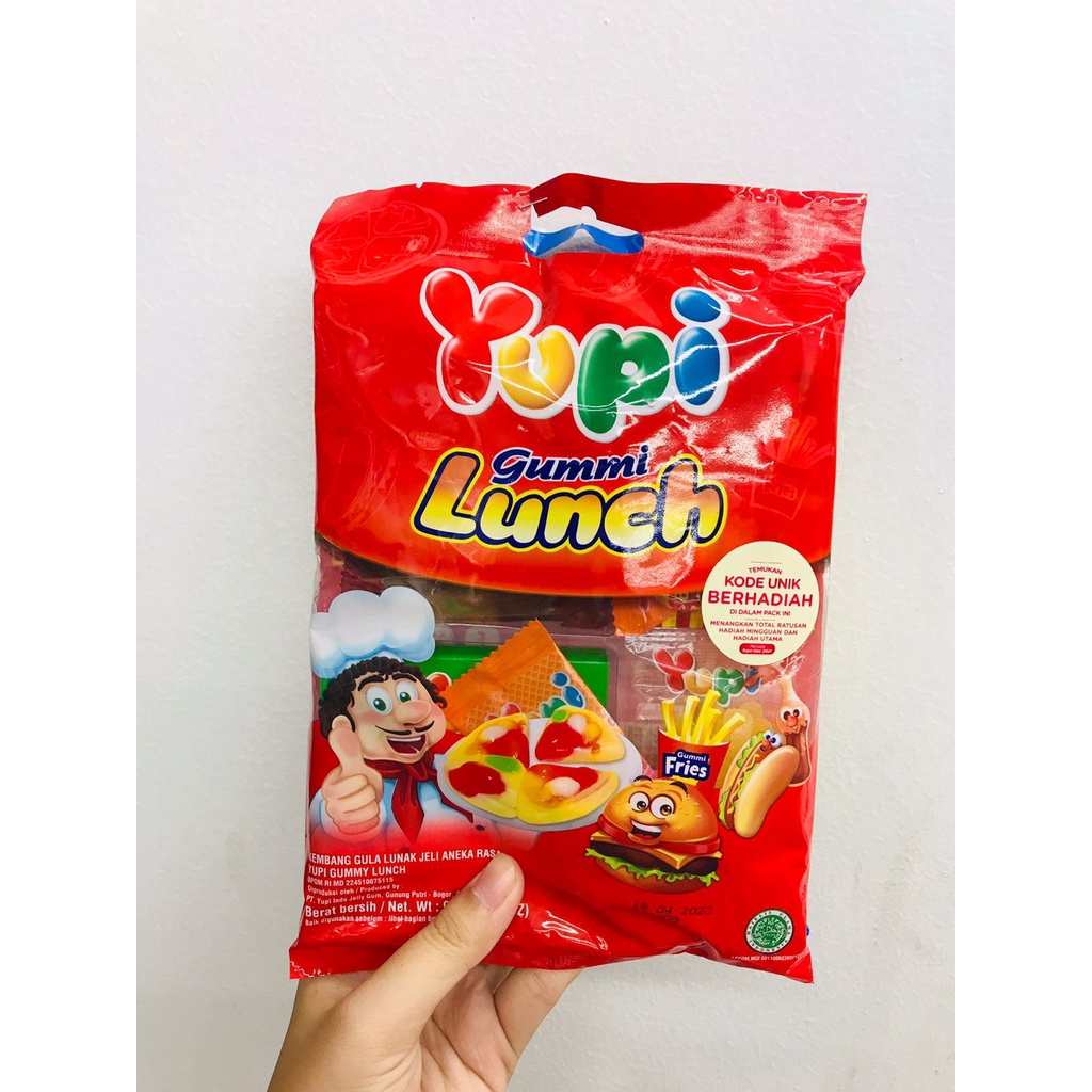 

Yupi Candy Gummy Lunch / Yupi Candy Gummy Breakfast 95G