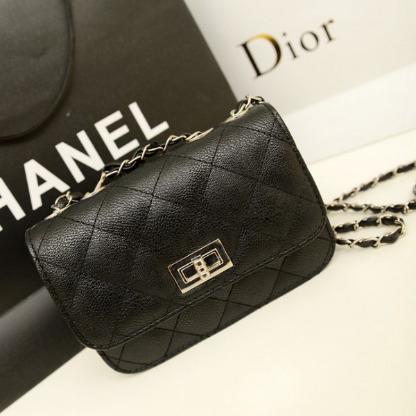 Tas kotak-kotak LB1130 / hitam putih/tas selempang