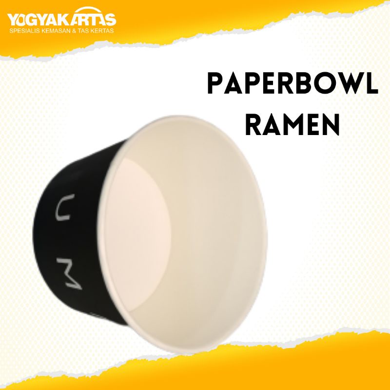Paper Bowl Custom / Mangkuk Ramen / Bowl Anti Tumpah
