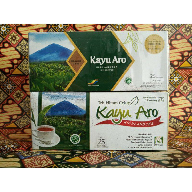 

Teh Kayu Aro isi 25bag. Premium tea