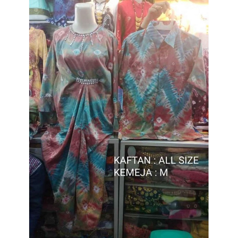 Couple Kaftan Jumputan