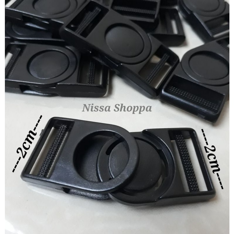 Buckles kunci sodok / stopper tali id card / stopper kunci tas kunci slop