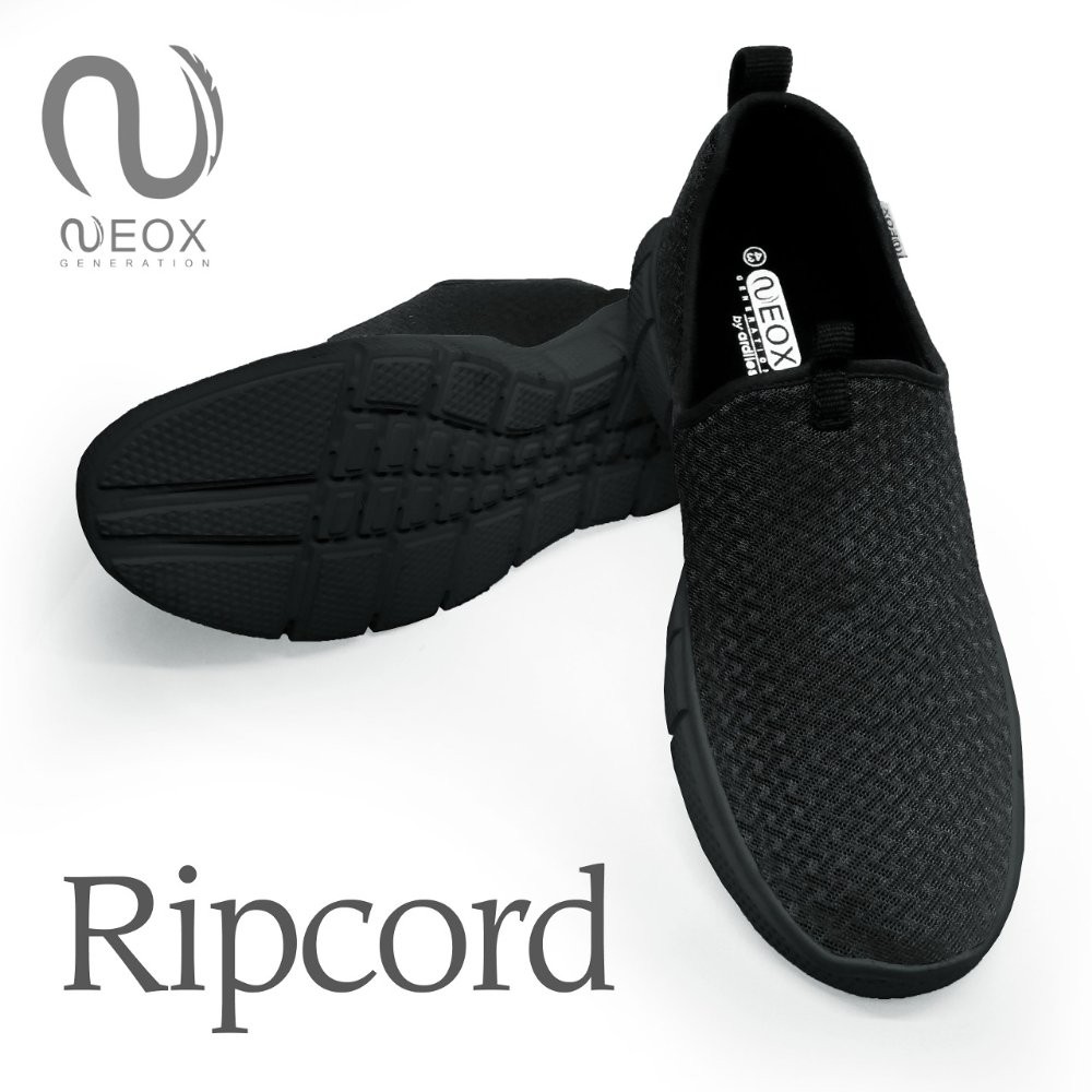 ARDILES NEOX RIPCORD - SEPATU PRIA SANTAI KERJA - Hitam/Hitam