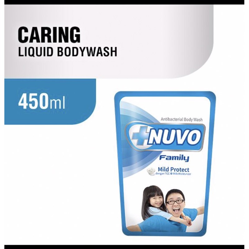 Nuvo Family Refill CAIR 450 ml Sabun Mandi Cair