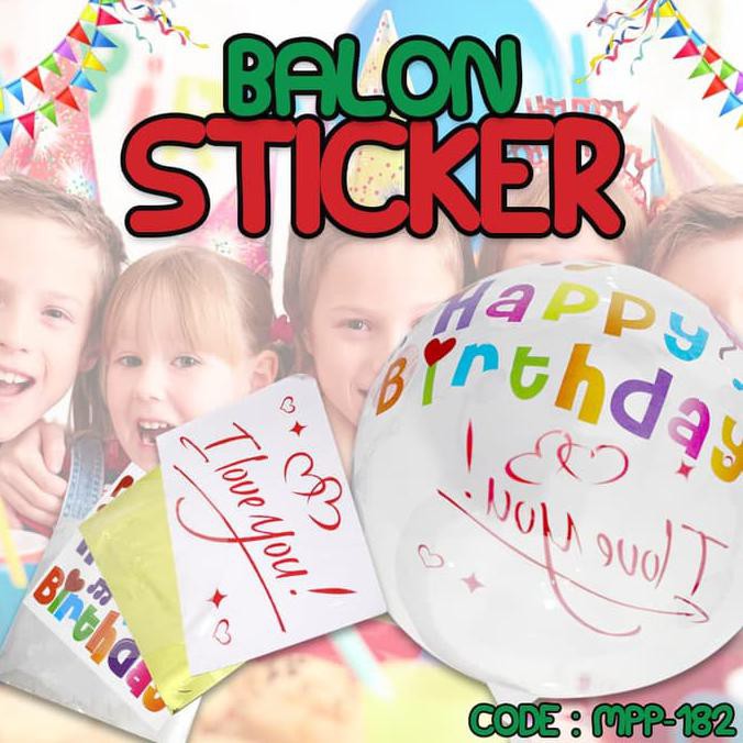 BALON+STICKER DESIGN (MPP-182)