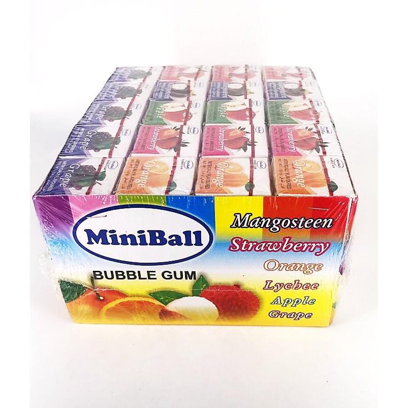 

Permen Karet Miniball Bubble Gum Box isi 100 pcs