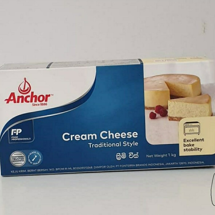 

Ee5F10 Anchor Cream Cheese 1Kg Original 6Gddv