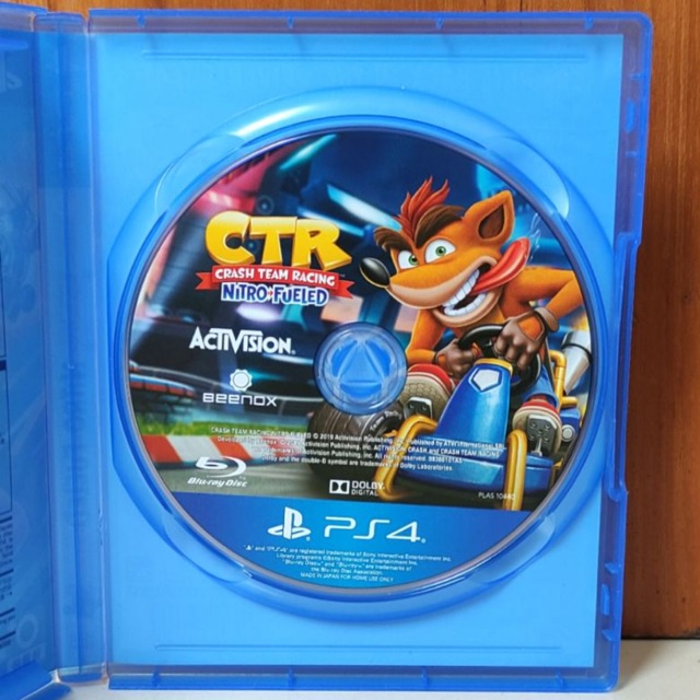 Kaset CTR PS4 Nitro Fueled Region 3 Asia Crash Team Racing Playstation PS 4 5 Fueld Race Fuel Reg 3 Reg3 CD BD Game Games PS4 PS5 Cras ctr bandicoot Reg 3 balapan balap race racing anak