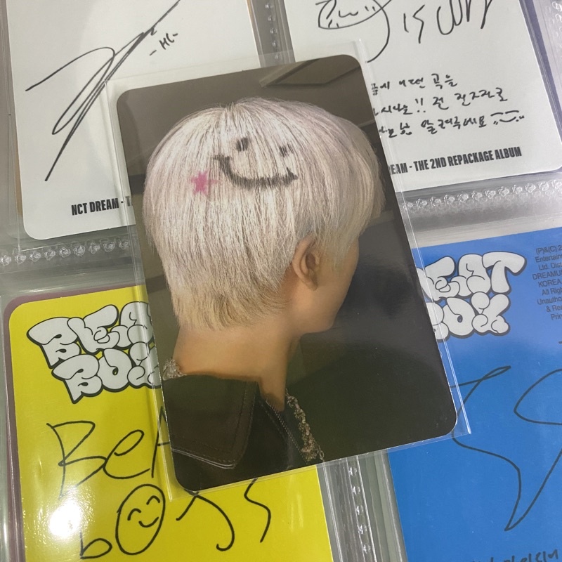 photocard jisung kumon trading card a ver nct dream