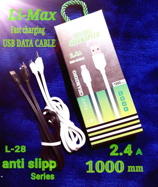 USB CABLE DATA Li-Max L28+Pack