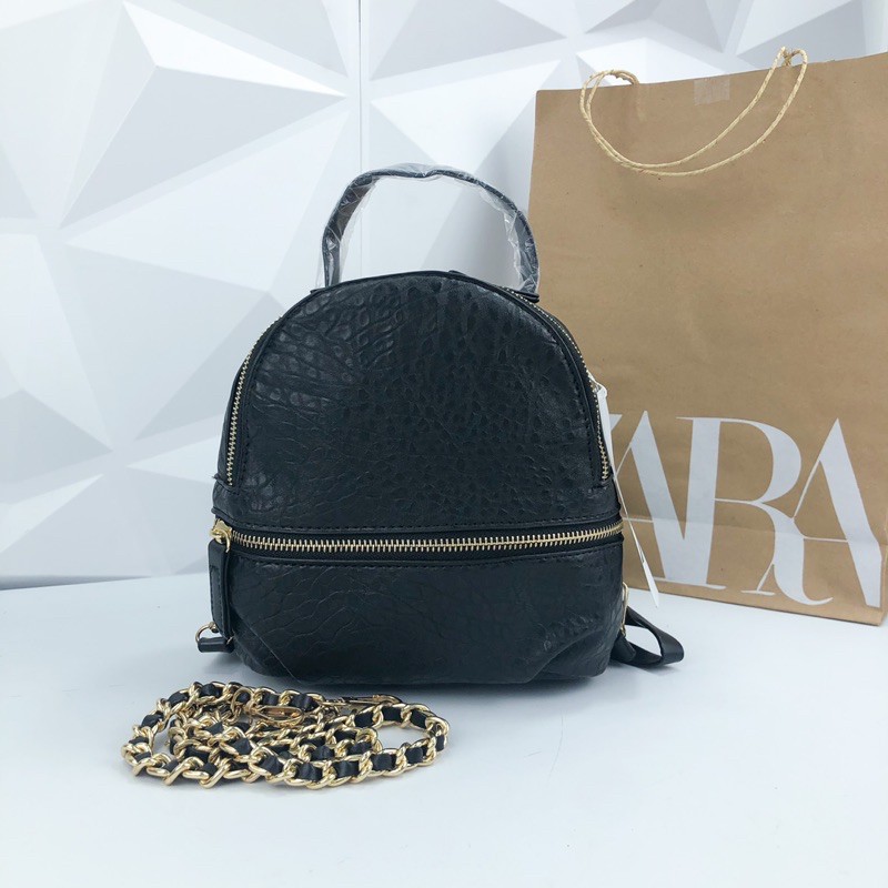 Tas Ransel Bahan Croco Kulit Premium Berkualitas Tas Mini Wanita Impor Tas Wanita Serbaguna