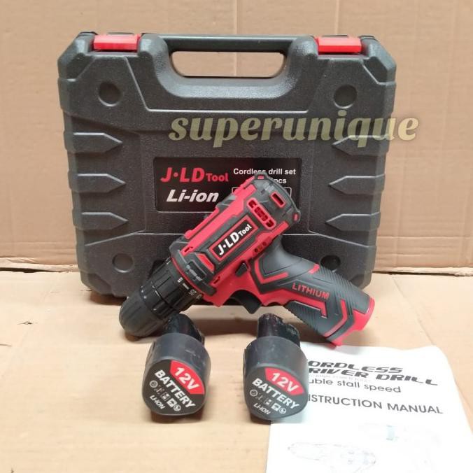 ✅Murah cordless drill / bor cas / mesin bor cas / bor tangan / bor 12v JLD