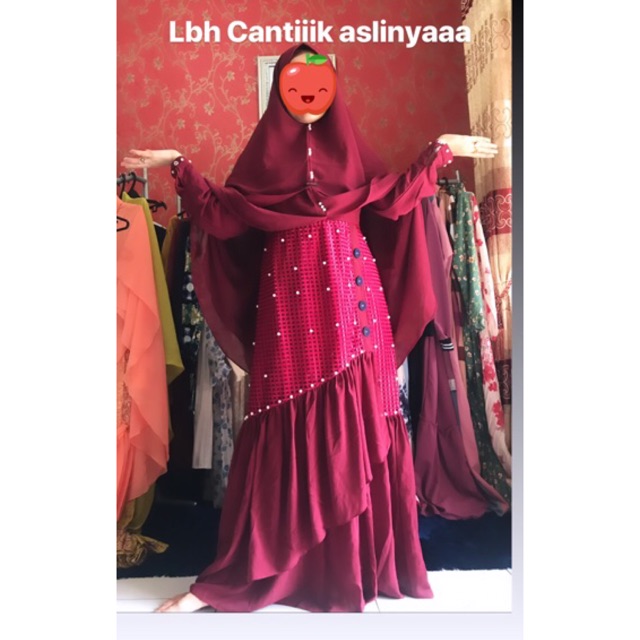 Gamis akhwat ulyana syar'i