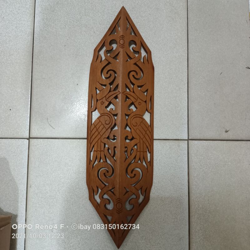 Jual Tameng Perisai Dayak Asli Kalimantan Shopee Indonesia 