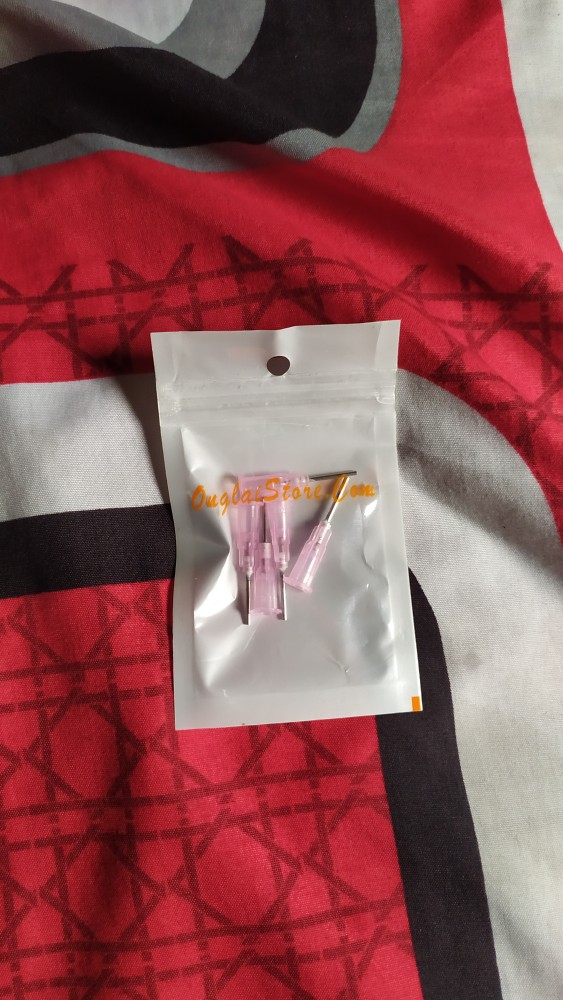 Kepala Suntik/injection Head Lubang Besar 1.2mm (pink) No.1