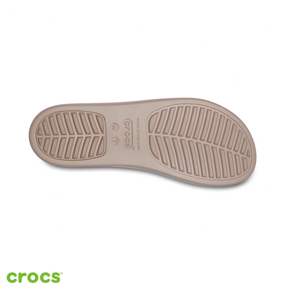 Sandal Wanita / Crocs Brooklyn Low Wedges Tali / Fashion Wanita / Crocs BrookLyn - Army - 206453-31G