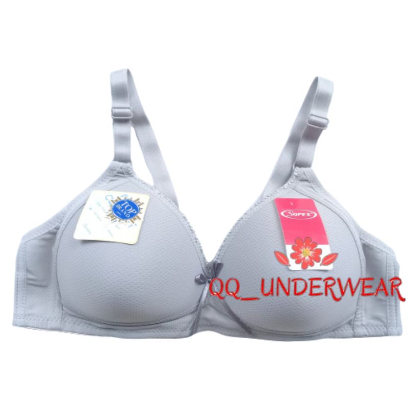 Bra Sorex 9852 Tanpa Kawat Busa Tipis Kait 2 / BH SOREX 9852 Cup Sedang 36-42 Extra Comfort / Bra Sorex / Bh Sorex