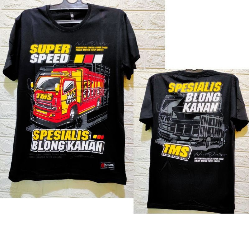 CUCI GUDANG Kaos DRIVER MUDA truck pria / driver distro hitam