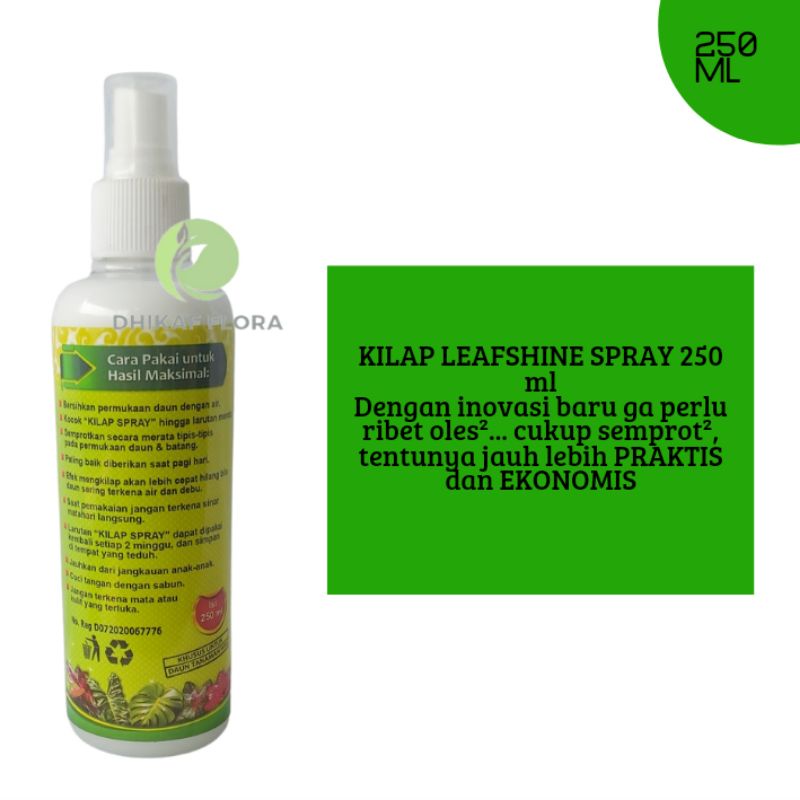 Kilap Daun Spray 250 ml Pengkilap Daun Seketika Lebih Efisien