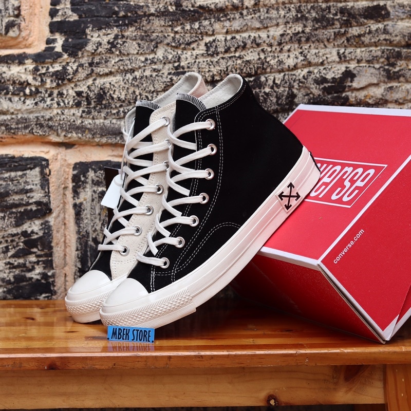 Converse 70s High Off White,Black white Tag Import Vietnam