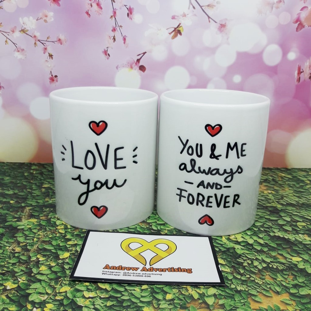 MUG COUPLE WEDDING / ANNIVERSARY KADO PERNIKAHAN