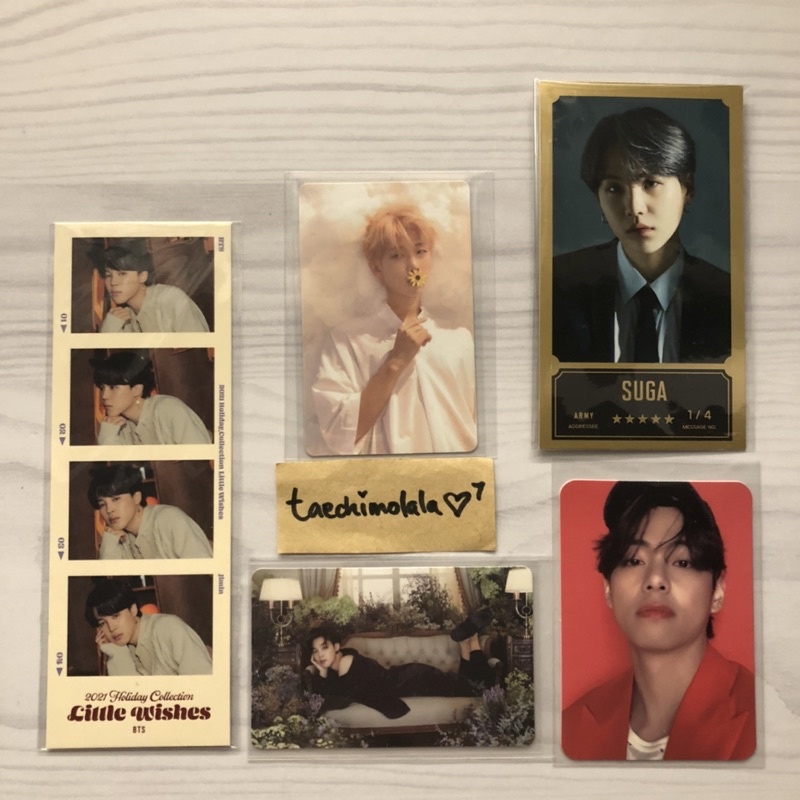 bts rm namjoon memories 2017 dvd official photocard & dicon taehyung & bbc bang bang con gold messag
