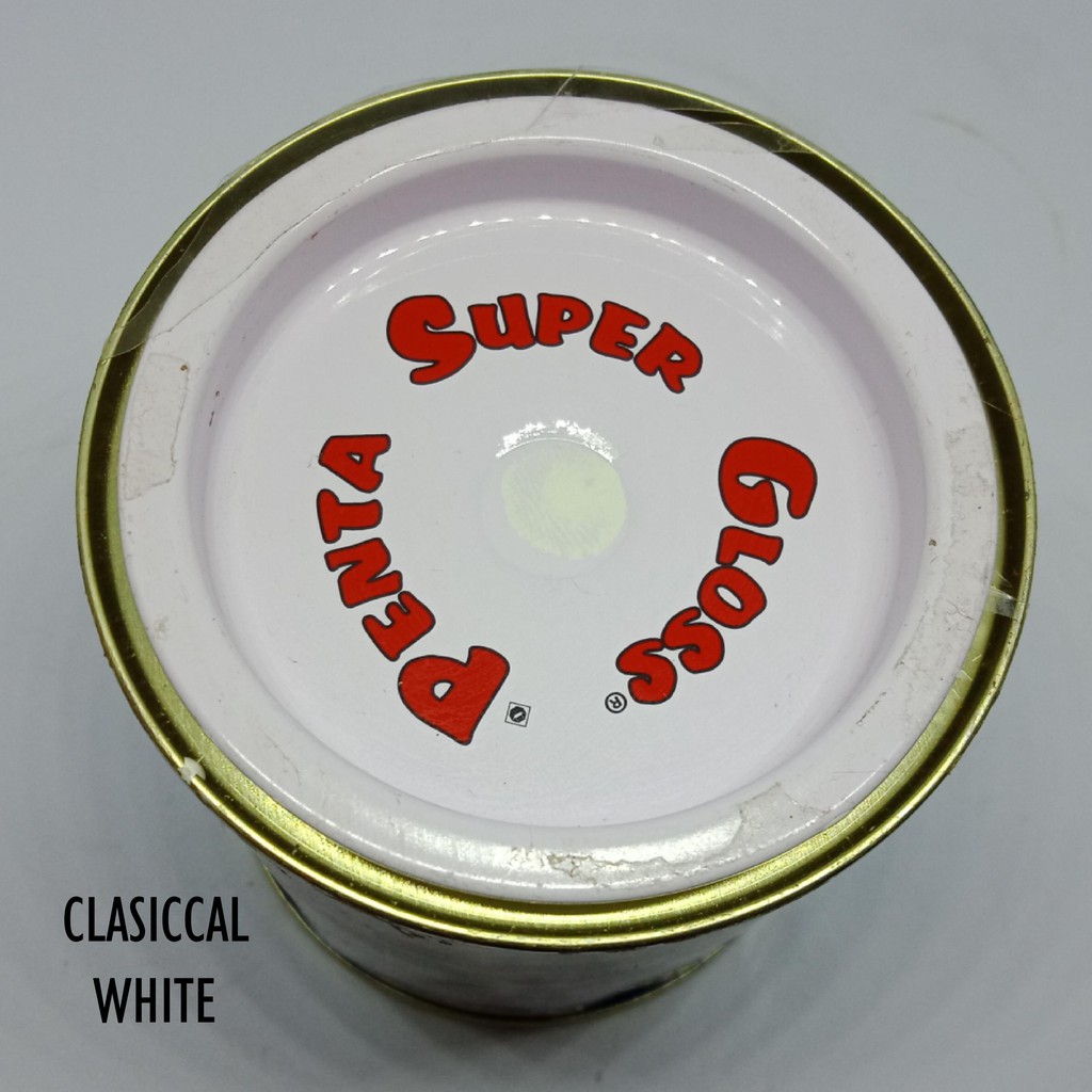 CAT PENTA CLASSICAL WHITE 1187 200 gram - cat penta super gloss putih - cat penta putih - cat penta white - cat mobil putih- cat motor putih