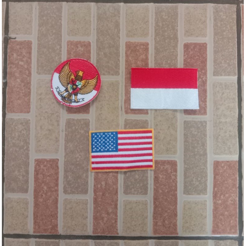 Jual Patch Bordiran Bendera Amerika Kecil Bisa Cod Semua Ready Indonesia Shopee Indonesia